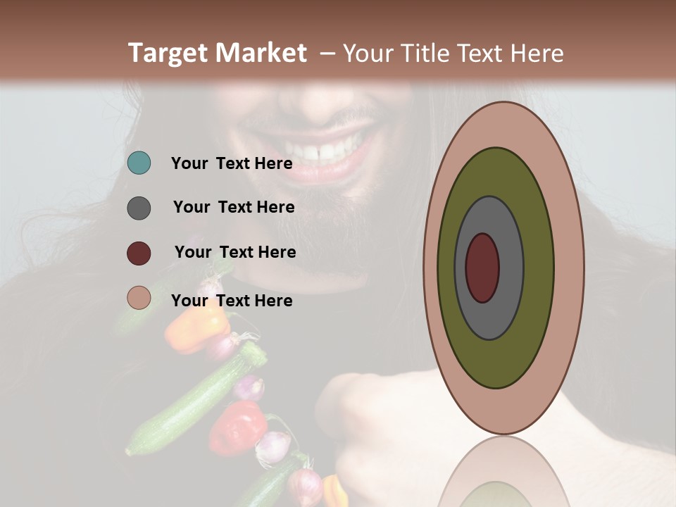 Young Onion Hand PowerPoint Template