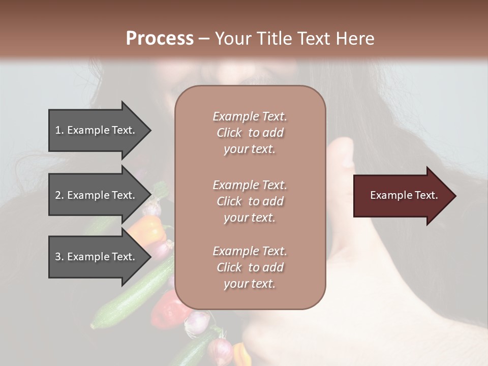 Young Onion Hand PowerPoint Template