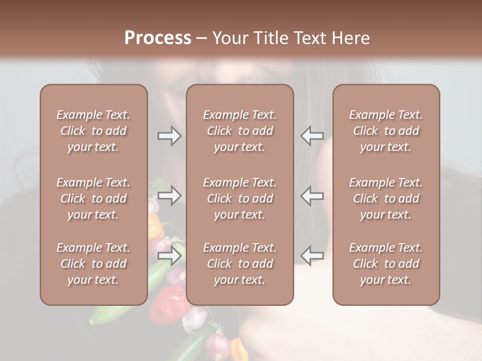 Young Onion Hand PowerPoint Template