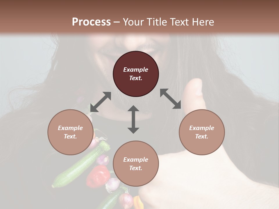 Young Onion Hand PowerPoint Template