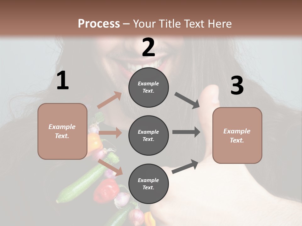 Young Onion Hand PowerPoint Template