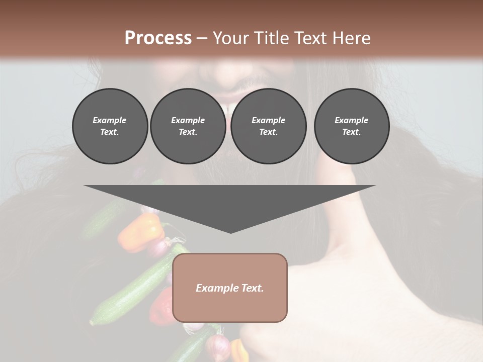 Young Onion Hand PowerPoint Template