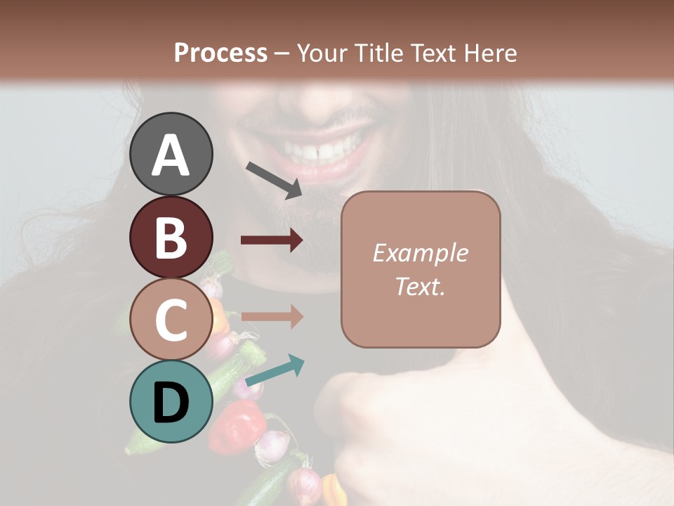 Young Onion Hand PowerPoint Template