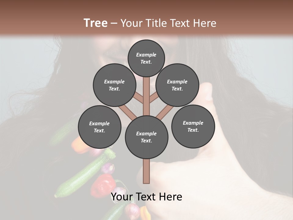 Young Onion Hand PowerPoint Template