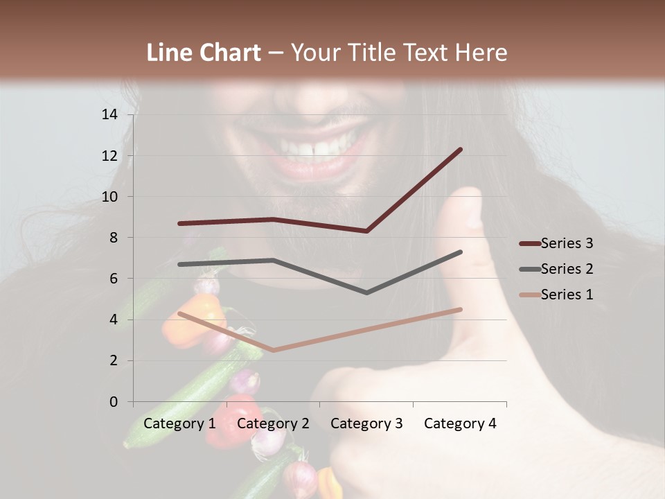 Young Onion Hand PowerPoint Template