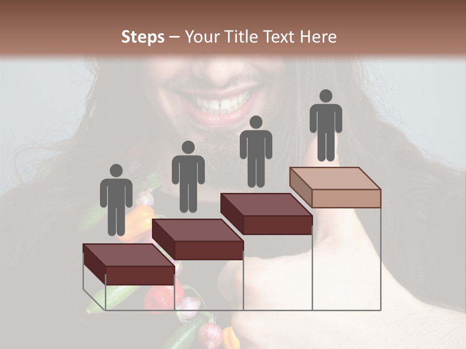 Young Onion Hand PowerPoint Template