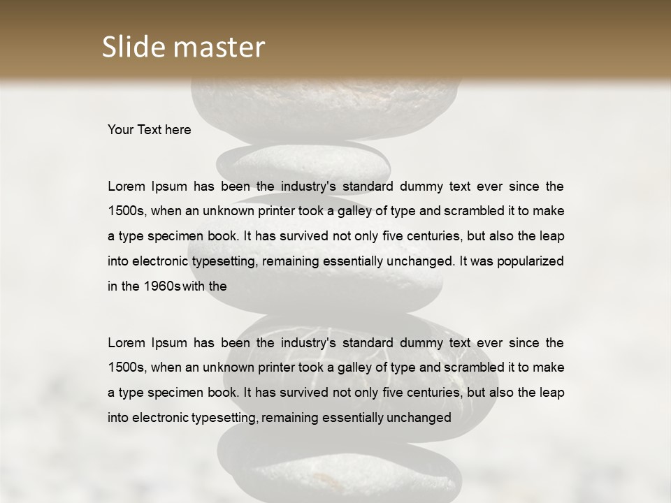 Order Peace Curve PowerPoint Template