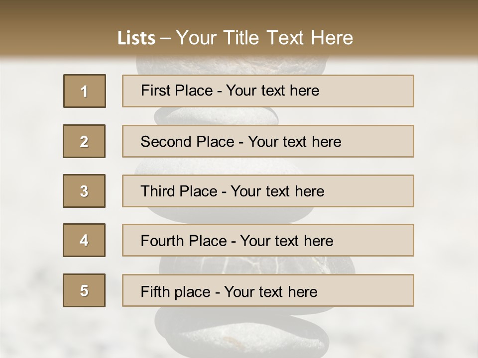 Order Peace Curve PowerPoint Template