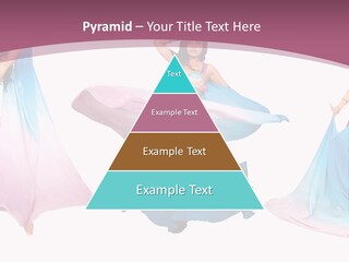 Dance Blue Femininity PowerPoint Template