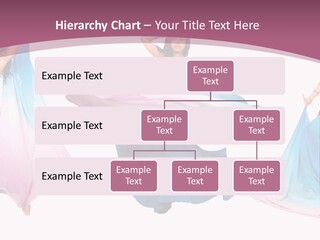 Dance Blue Femininity PowerPoint Template