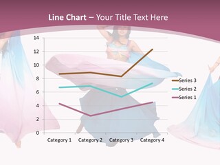 Dance Blue Femininity PowerPoint Template