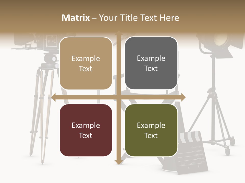 Theatrical Retro Light PowerPoint Template