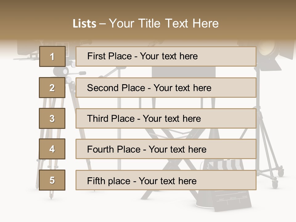 Theatrical Retro Light PowerPoint Template