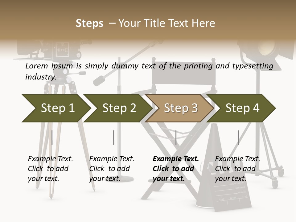 Theatrical Retro Light PowerPoint Template