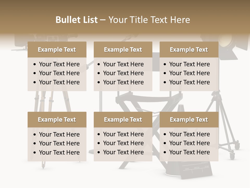 Theatrical Retro Light PowerPoint Template