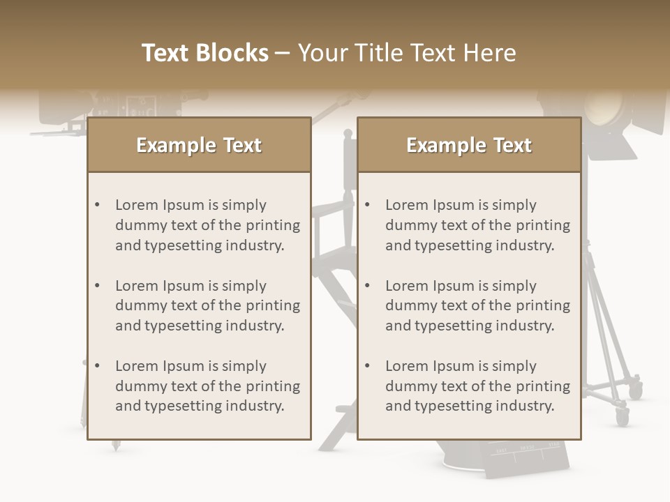 Theatrical Retro Light PowerPoint Template
