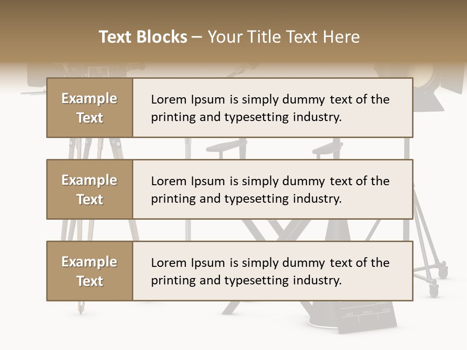 Theatrical Retro Light PowerPoint Template