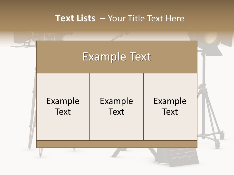 Theatrical Retro Light PowerPoint Template