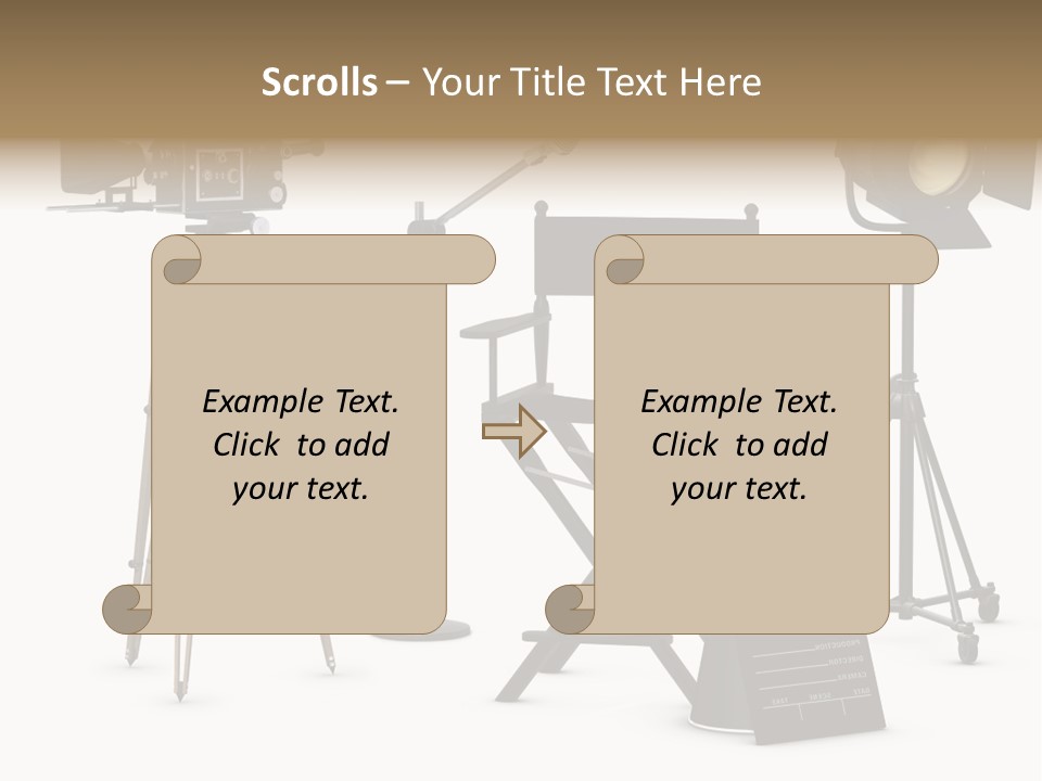 Theatrical Retro Light PowerPoint Template
