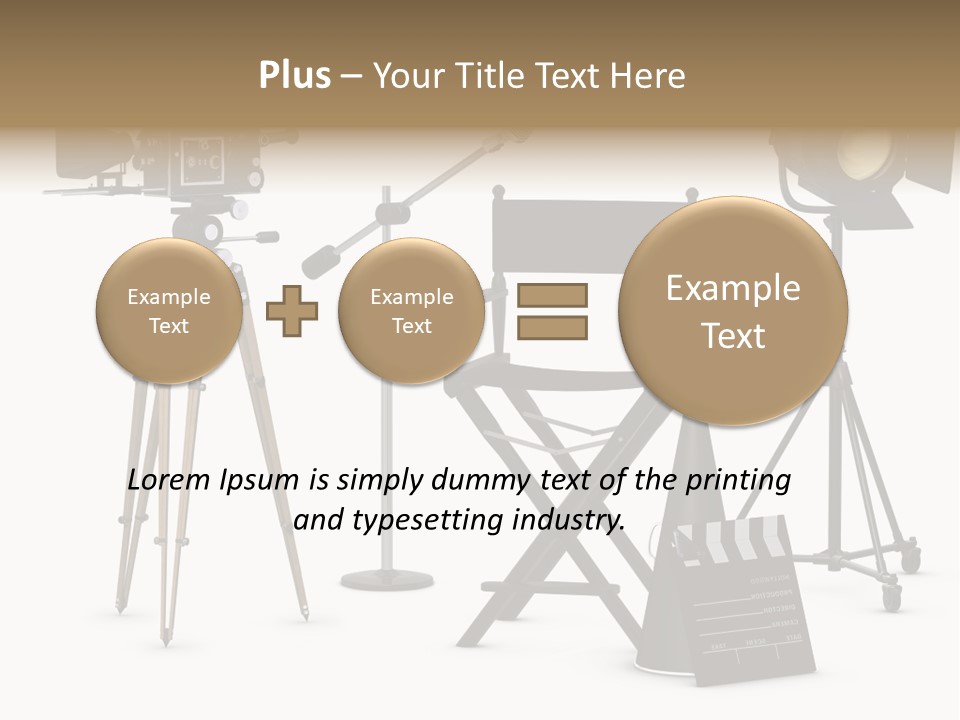 Theatrical Retro Light PowerPoint Template