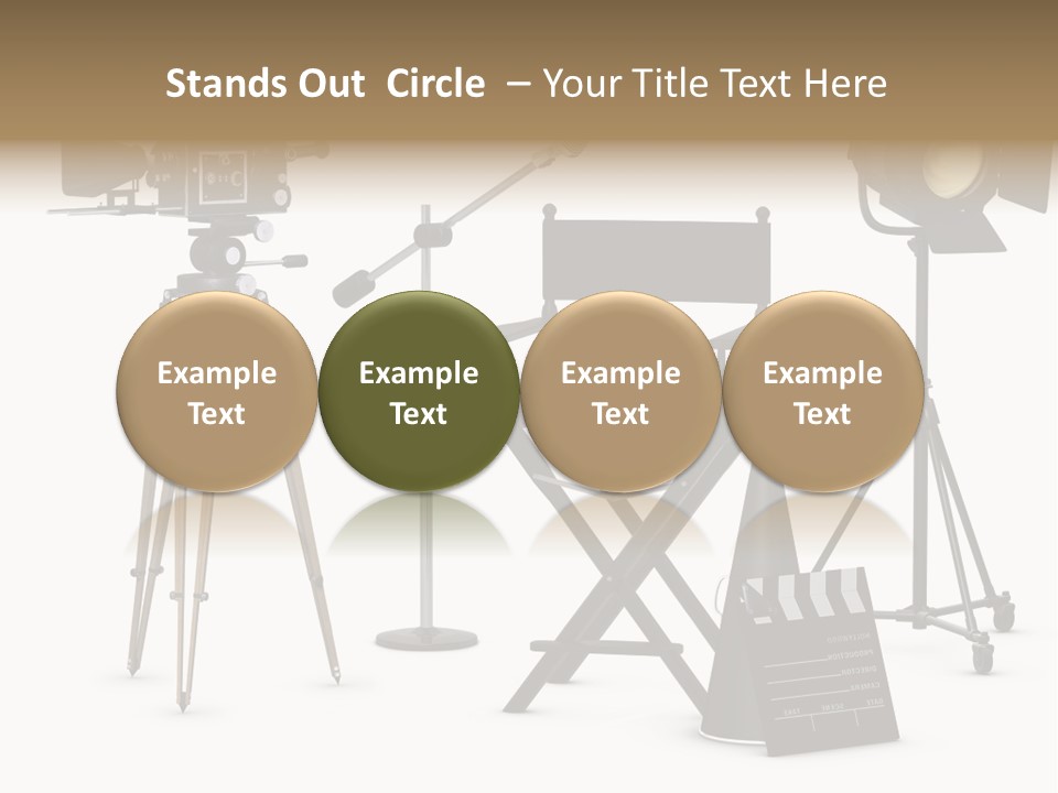 Theatrical Retro Light PowerPoint Template