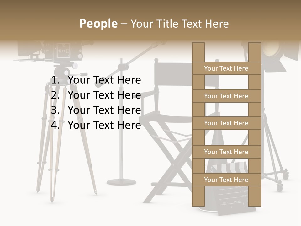 Theatrical Retro Light PowerPoint Template