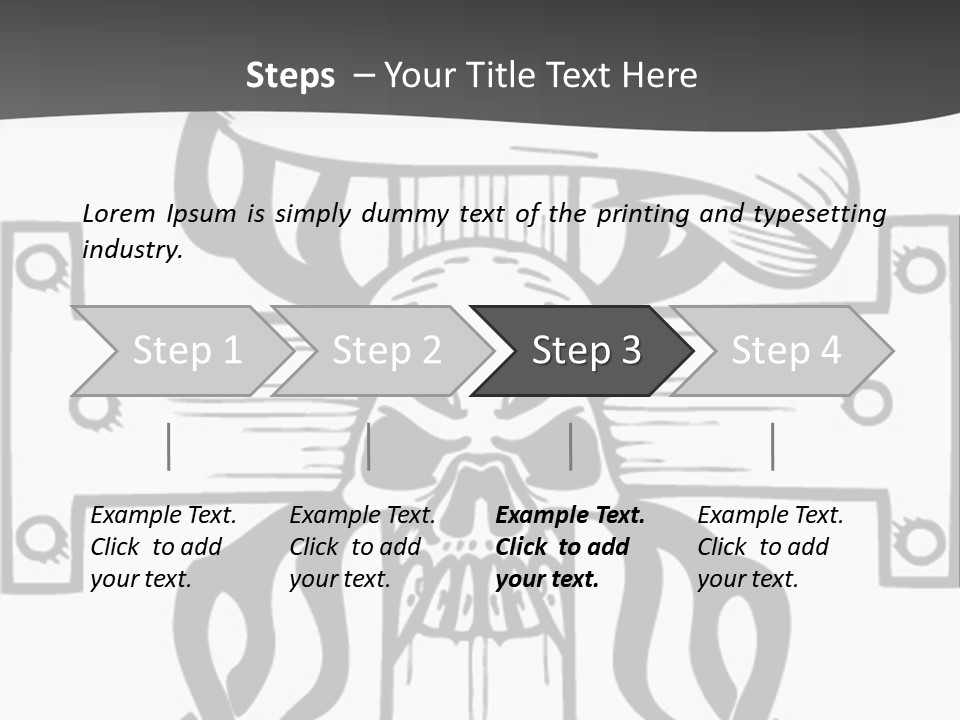 Graphic Template Death PowerPoint Template