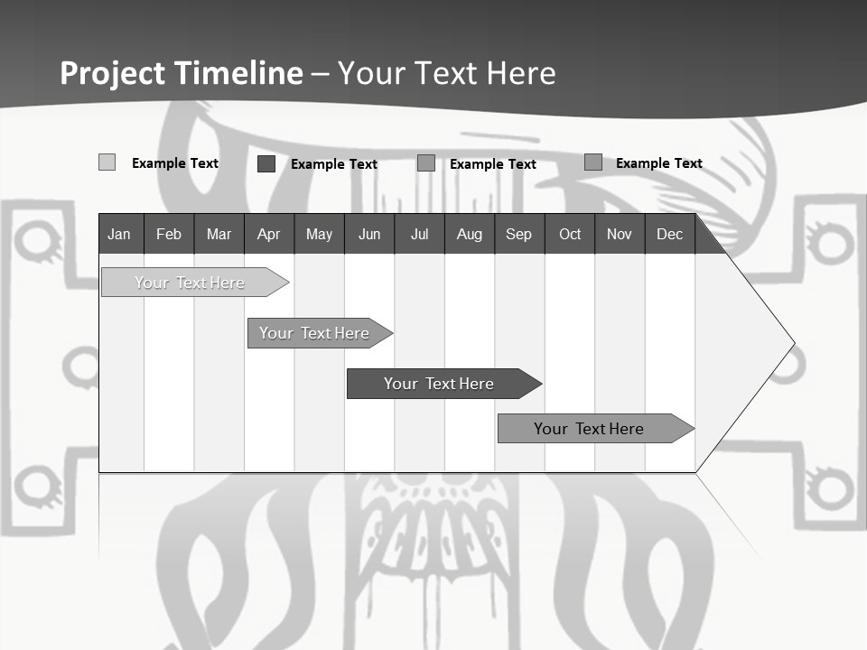 Graphic Template Death PowerPoint Template