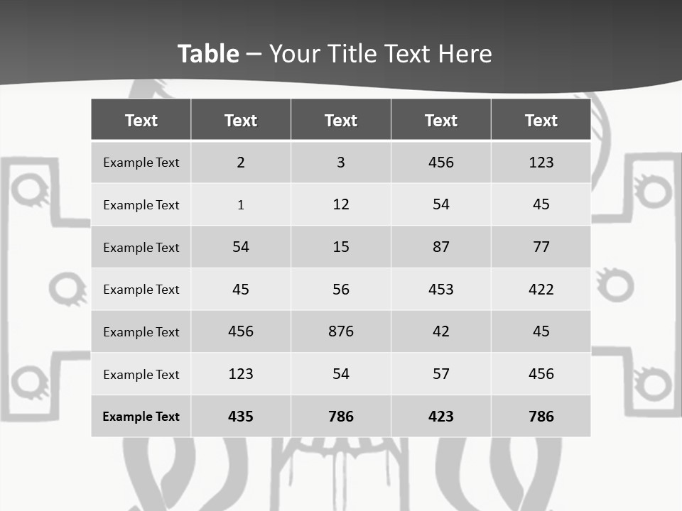 Graphic Template Death PowerPoint Template