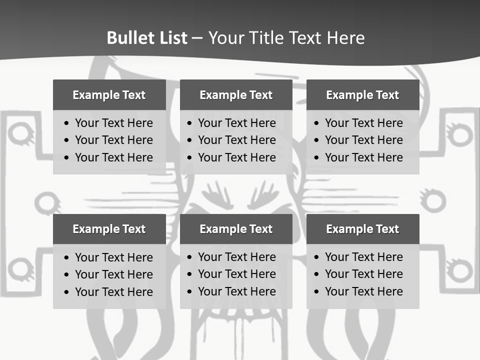 Graphic Template Death PowerPoint Template
