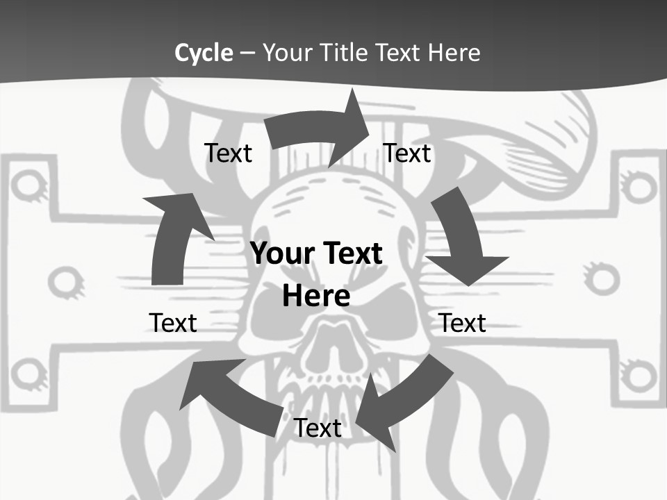 Graphic Template Death PowerPoint Template