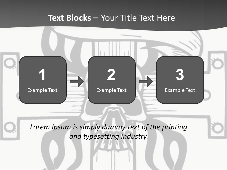 Graphic Template Death PowerPoint Template