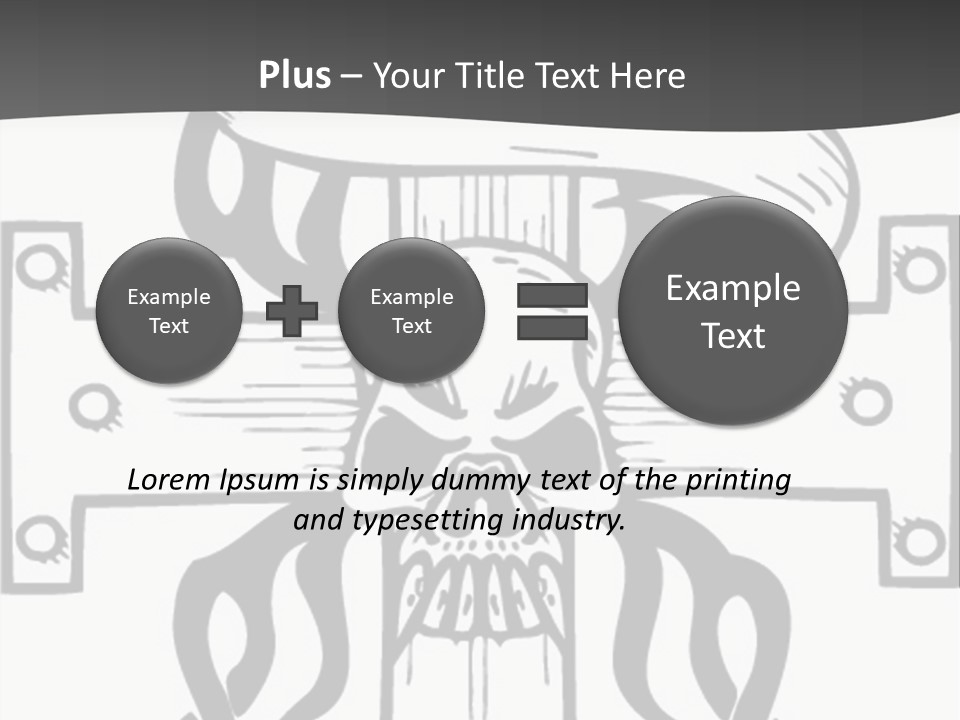 Graphic Template Death PowerPoint Template