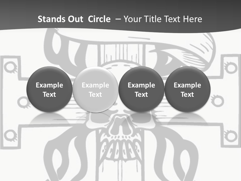 Graphic Template Death PowerPoint Template