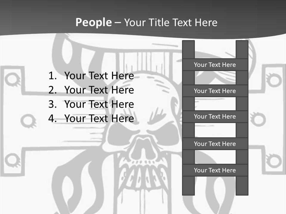 Graphic Template Death PowerPoint Template