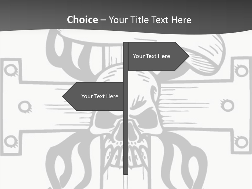 Graphic Template Death PowerPoint Template