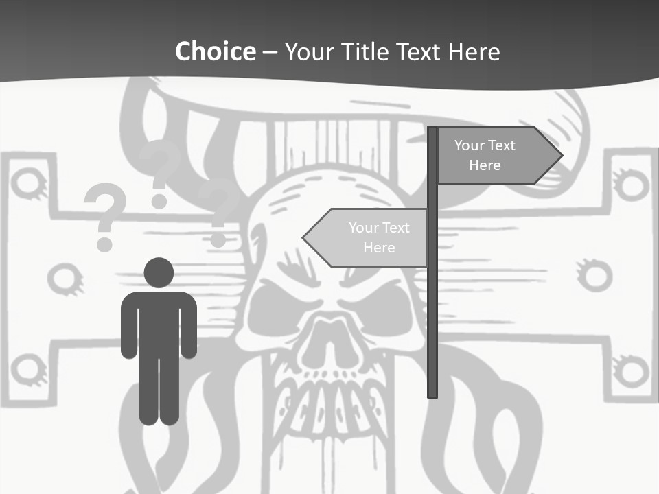 Graphic Template Death PowerPoint Template