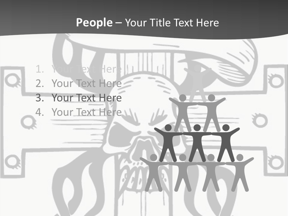 Graphic Template Death PowerPoint Template