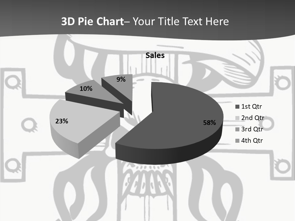 Graphic Template Death PowerPoint Template