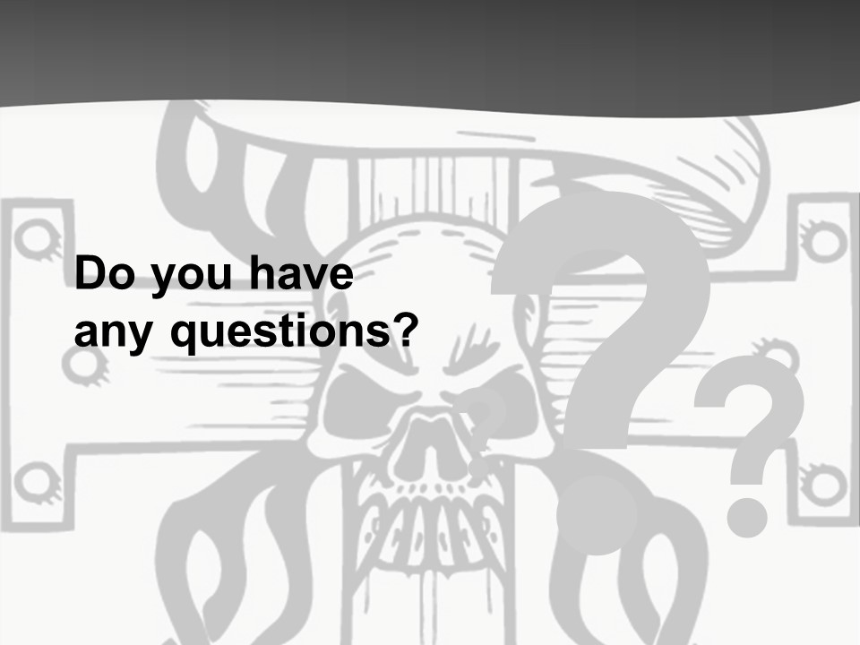 Graphic Template Death PowerPoint Template