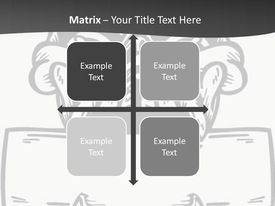 Screenprinting Bones Vector PowerPoint Template