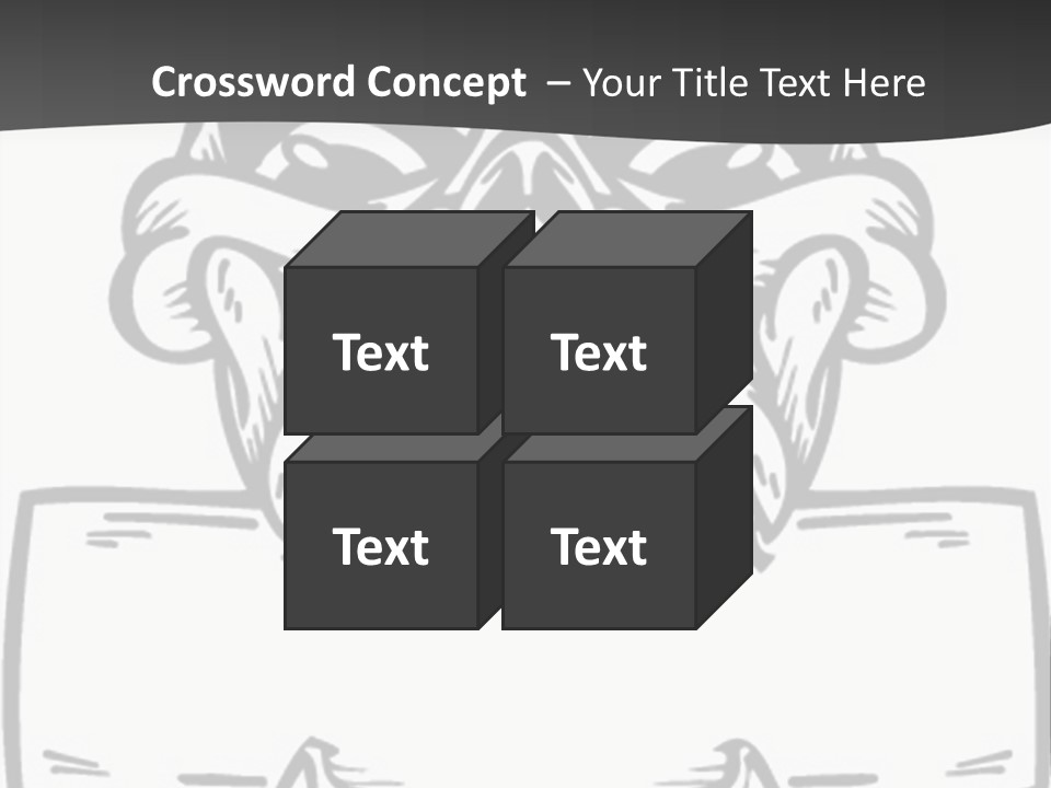 Screenprinting Bones Vector PowerPoint Template