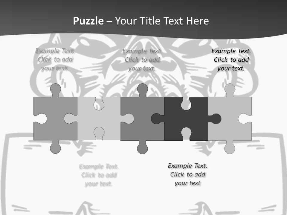 Screenprinting Bones Vector PowerPoint Template