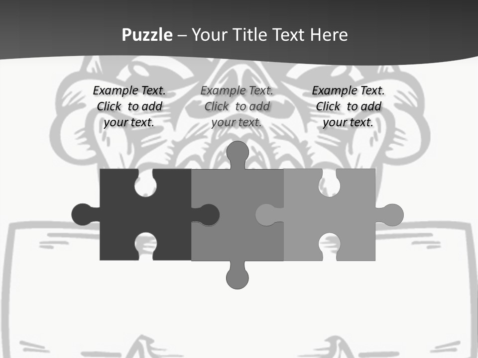 Screenprinting Bones Vector PowerPoint Template