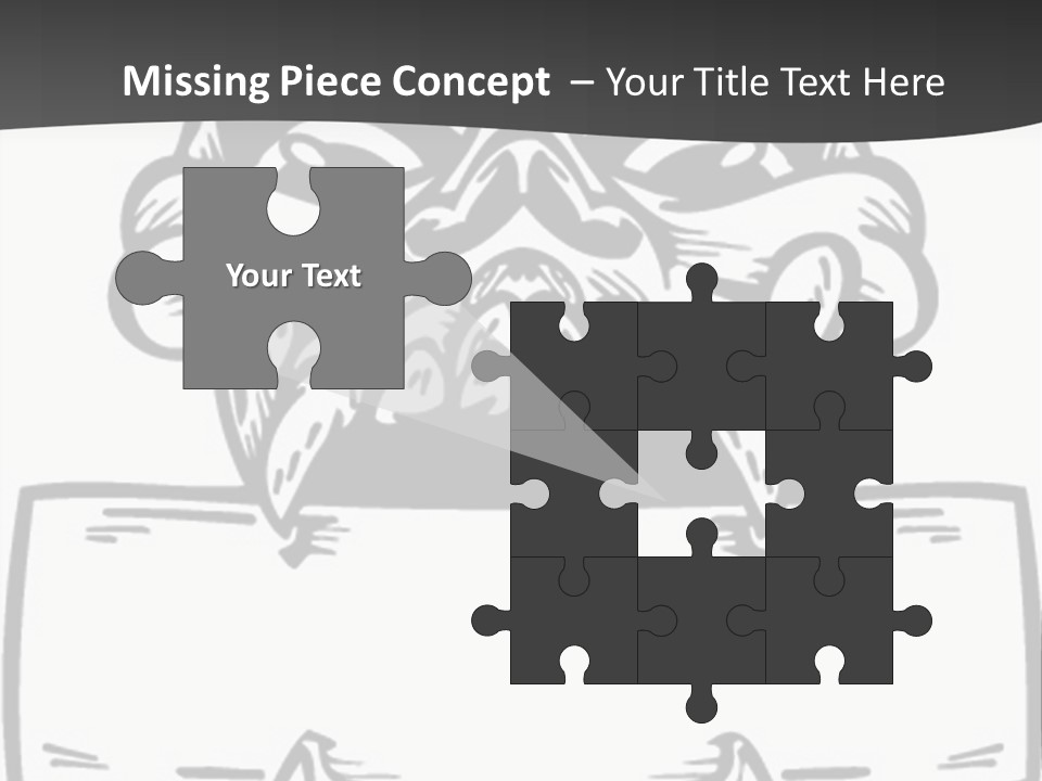 Screenprinting Bones Vector PowerPoint Template