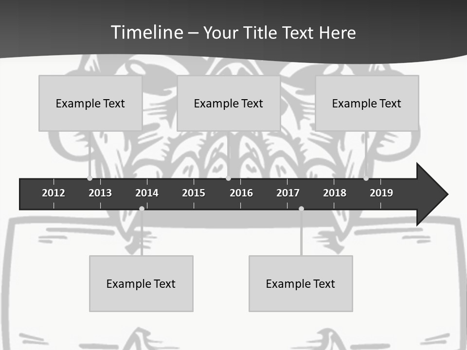 Screenprinting Bones Vector PowerPoint Template