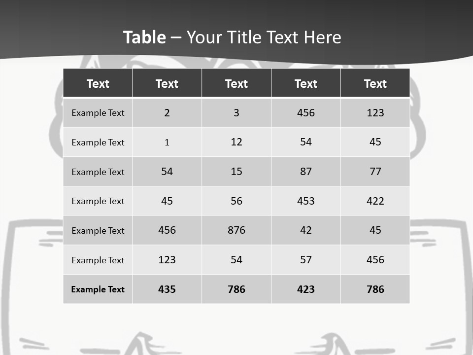 Screenprinting Bones Vector PowerPoint Template