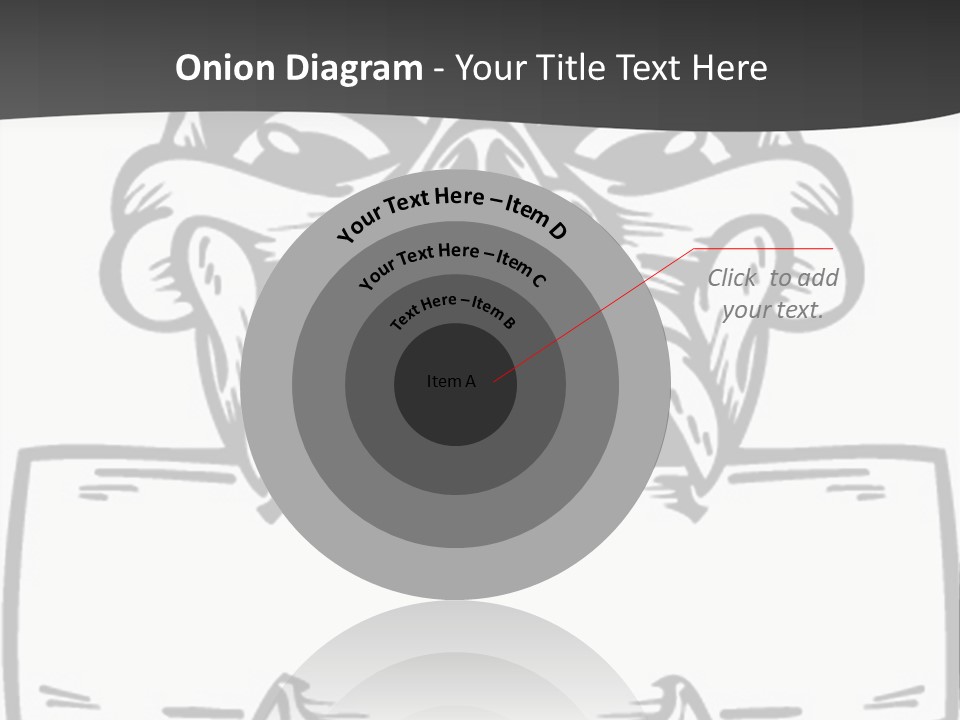 Screenprinting Bones Vector PowerPoint Template