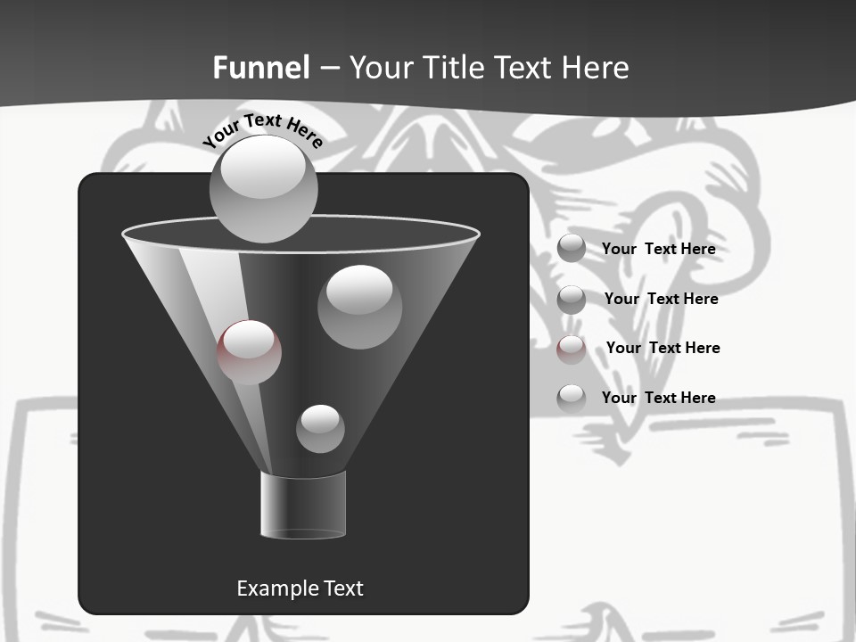 Screenprinting Bones Vector PowerPoint Template