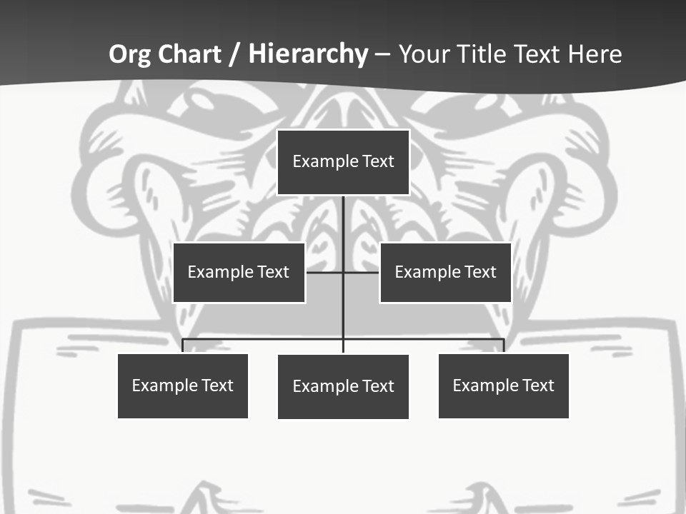 Screenprinting Bones Vector PowerPoint Template